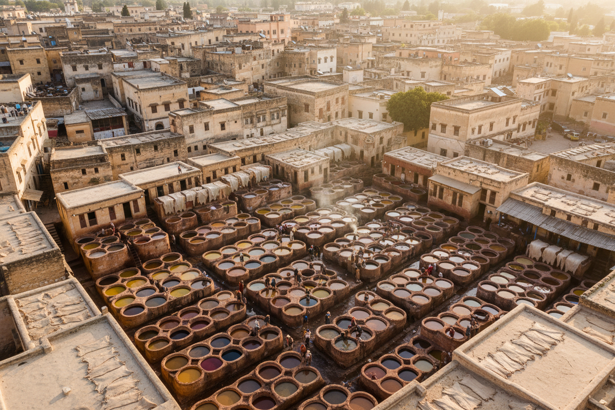 Moroccan leather